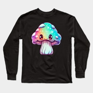 Cute Psychedelic Mushroom Long Sleeve T-Shirt